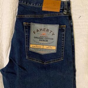 Faherty organic cotton jeans